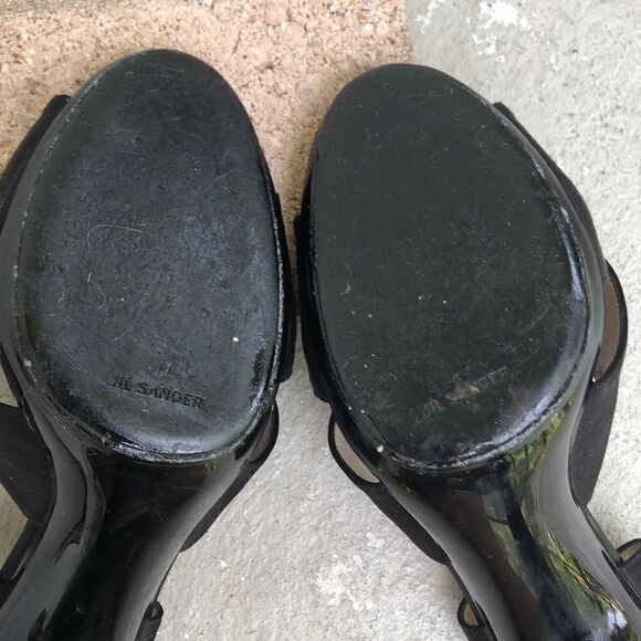 Jil Sanders Satin peep toe - Picture 8 of 9